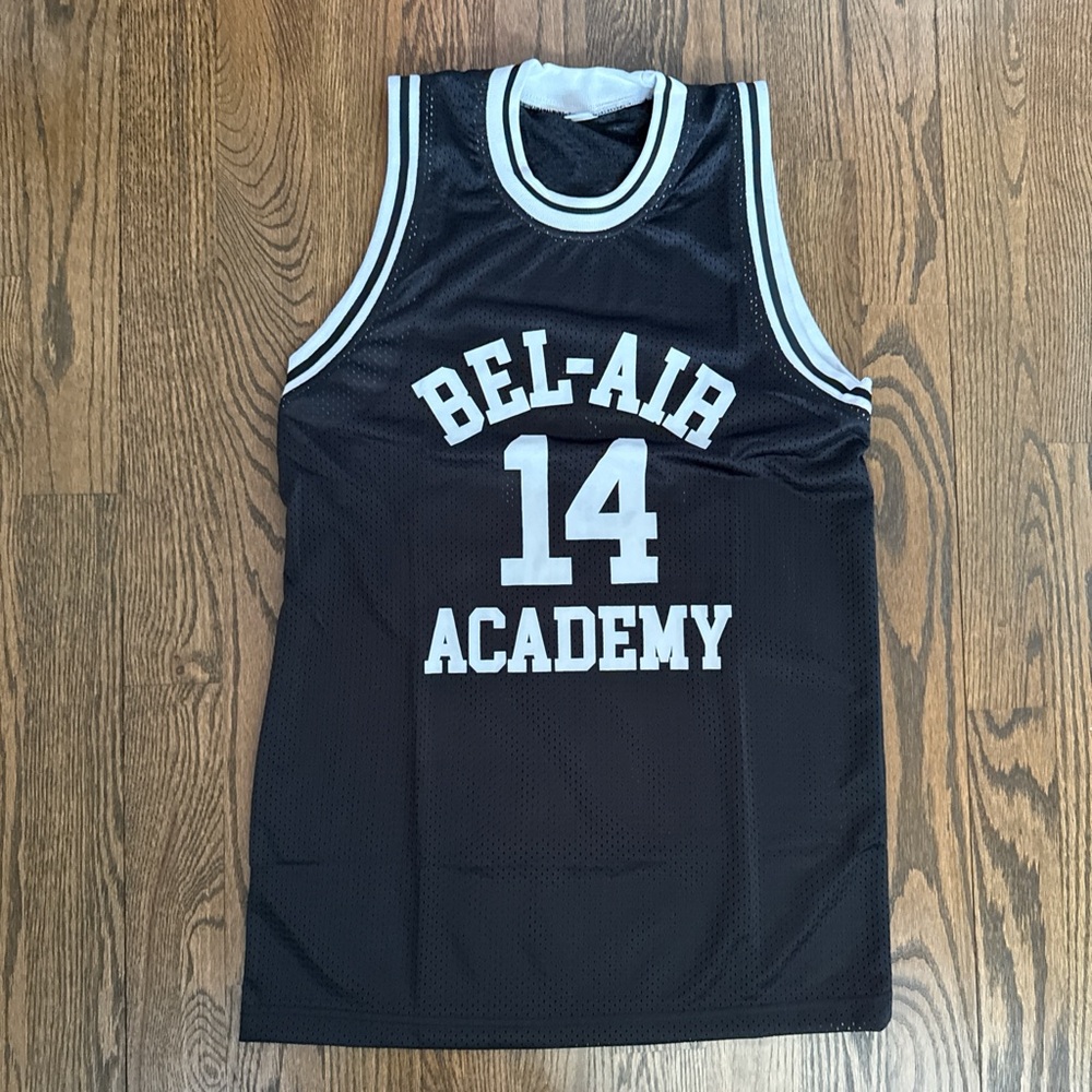 Will Smith Black / White Bel-Aire Academy Jersey